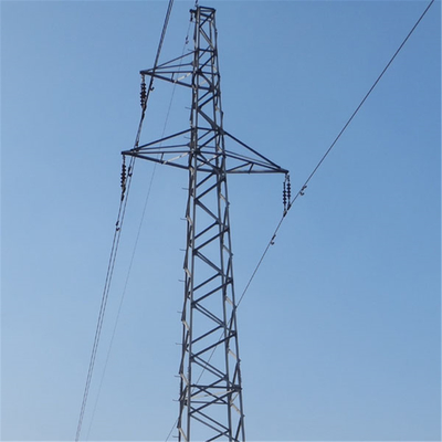 Ligne de transmission 33KV galvanisée tour en acier de trellis
