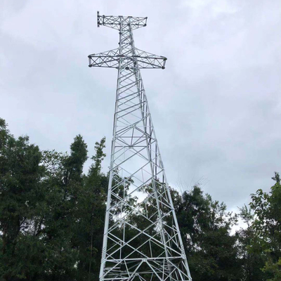 Tour en acier de transmission de pylône d'angle de 110KV HDG