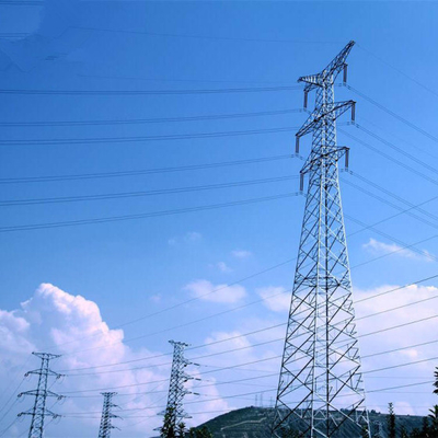 L'immersion chaude a galvanisé la tour en acier de transport de l'énergie 110KV