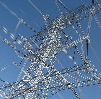 10 - Tour en acier de transmission de trellis d'angle de 500KV HDG