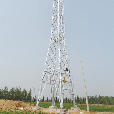 Tour de transmission de pylône de trellis d'acier de colère de 110KV 132KV