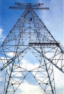 Le HDG irritent les tours en acier de trellis pour la ligne de transmission électrique
