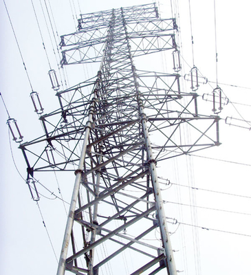 10 - tours de transmission de tension de 100M Lattice Steel High