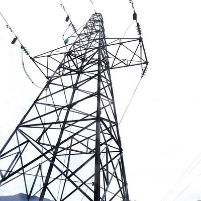 10KV à la tour galvanisée de trellis de transport de l'énergie 750KV