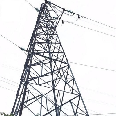 10KV à la tour galvanisée de trellis de transport de l'énergie 750KV