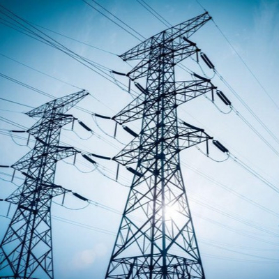 Pylônes à haute tension en acier de l'électricité d'angle de trellis de HDG