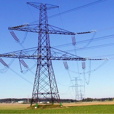Forte tour cellulaire unipolaire de transmission de la tolérance 110kV 132kV de vent