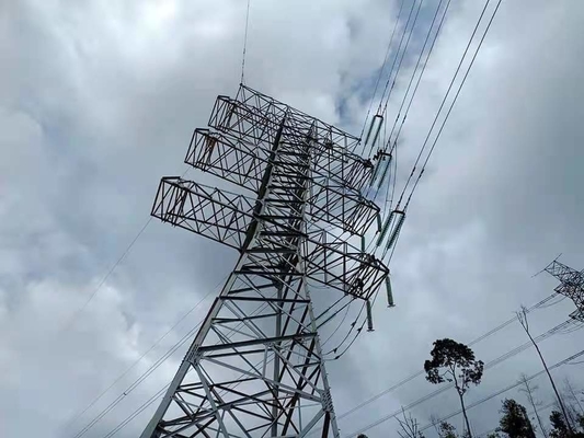 10 - La transmission de 1000KV Electric Power treillagent les tours en acier