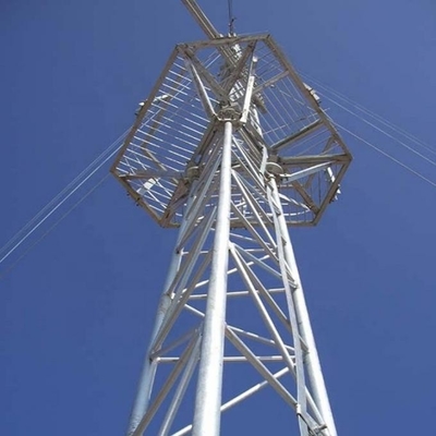 ISO9001 tour d'antenne autosuffisante du trellis Q345 Q235 GSM