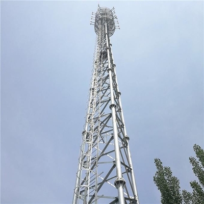 Tour autosuffisante en acier à jambes de télécom d'angle galvanisée 3 par 60m