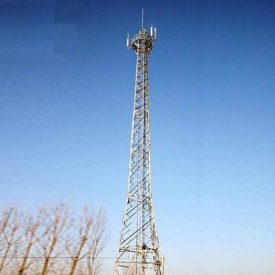 Tour autosuffisante en acier à jambes de télécom d'angle galvanisée 3 par 60m