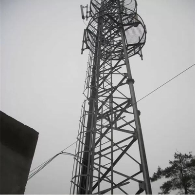 Tour tubulaire en acier autosuffisante de télécom du trellis HDG