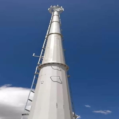 Télécom de polygone de Q235B Q345B télescopant le mât d'antenne