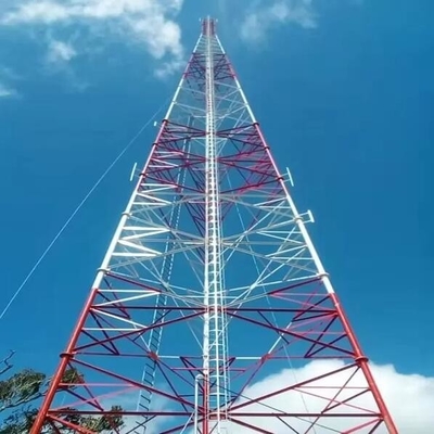 Tour autosuffisante de trellis de jambes de l'acier 3 de colère d'OEM pour la télécommunication