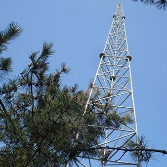 Tour d'antenne 4 tubulaire autosuffisante à jambes de l'acier 3 de Q345 Q235
