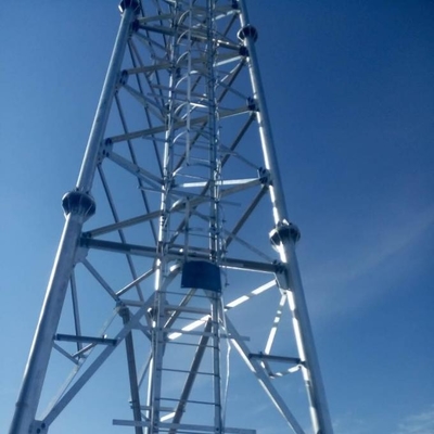 Tour d'antenne 4 tubulaire autosuffisante à jambes de l'acier 3 de Q345 Q235