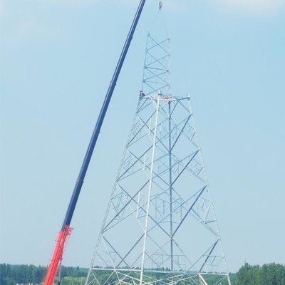 Tour en acier galvanisée autosuffisante à jambes de la télécommunication 4
