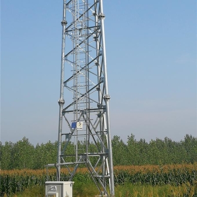 Tour autosuffisante en acier tubulaire de télécom de Q345B Q235B
