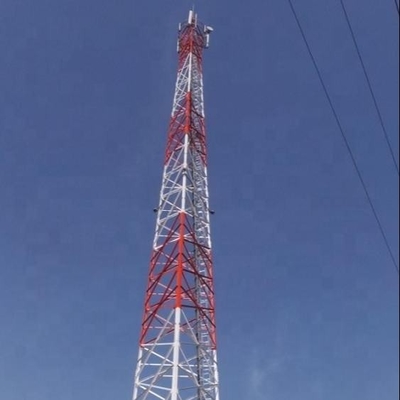 De la télécommunication 3 la tour en acier 330KV angulaire de jambes avec l'immersion chaude a galvanisé des parenthèses