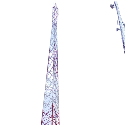 De la télécommunication 3 la tour en acier 330KV angulaire de jambes avec l'immersion chaude a galvanisé des parenthèses