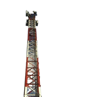 Télécom angulaires galvanisées Sst 33KV de tour de trellis d'acier de 60m