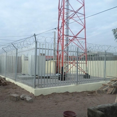 Télécom angulaires galvanisées Sst 33KV de tour de trellis d'acier de 60m