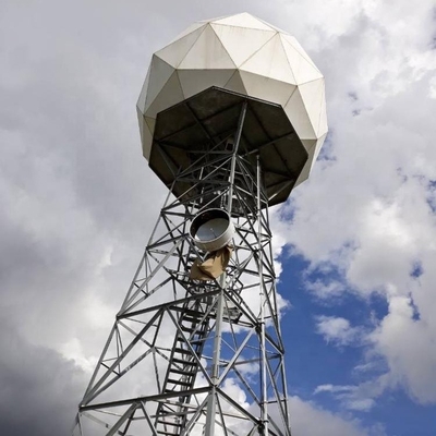 La tour de télécommunication de l'antenne 110KV a galvanisé la structure en acier angulaire de radar