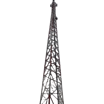 Galvanisation mobile de télécommunication de 4 jambes d'antenne en acier angulaire de tour