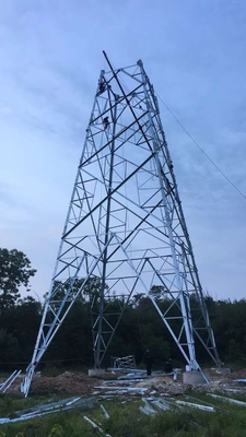 Tour en acier 50m de télécommunication de cercle 60m à quatre jambes