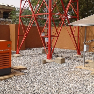 10 mètres de GM/M de télécommunication de trellis d'électricité de tour