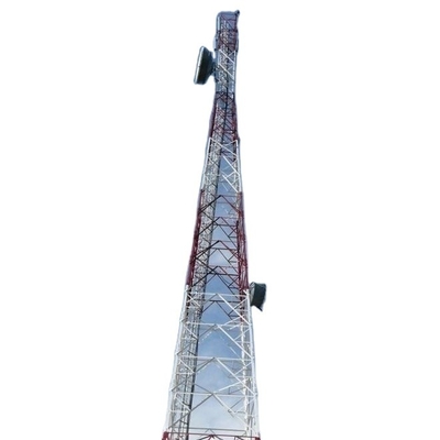 Mât de 100M Gsm Antenna Tower et lumière d'obstruction angulaires d'aviation de parenthèses
