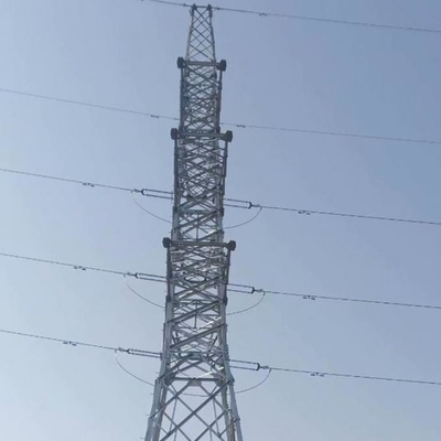 La ligne de transmission en acier de Q355B tour a galvanisé Electric Power
