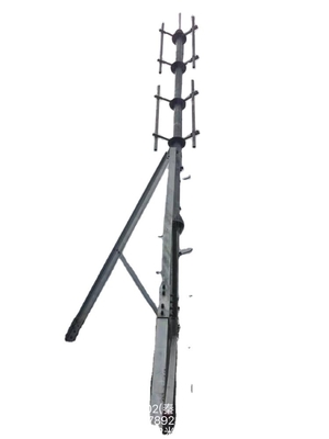 Guyed mobile de galvanisation et de peinture d'immersion chaude domine Q355 en acier