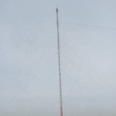 Tour unipolaire en acier d'antenne de GSM de télécom avec galvanisé