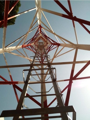 Appui en acier d'individu de tour de télécom de galvanisation du RDS RDU