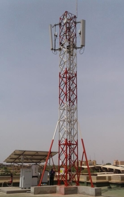Dessus de toit de tour en acier légère de télécommunication d'aviation haut