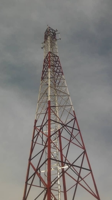 Tour de télécom de dessus de toit avec la foudre Rod Fall Arrest Aviation Light de parenthèse