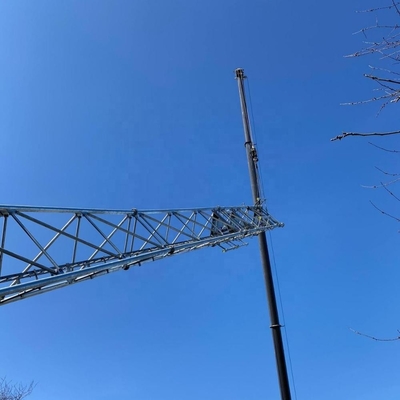 L'immersion chaude de tour tubulaire en acier de télécom a galvanisé 15M Height